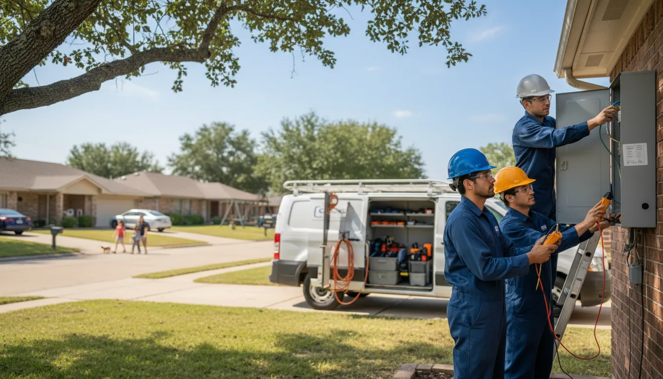 Certified electrician providing emergency electrical services in Justice, WV